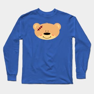 Teddy bear with Scar Long Sleeve T-Shirt